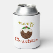 Rafraîchisseur Pour Canette Joyeux Noël+Pudding Design (Can devant)