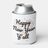 Rafraîchisseur Pour Canette Joyeux Nouvel An Y'all (Can devant)
