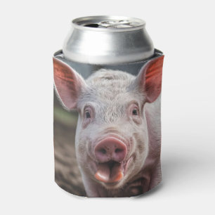 Rafraîchisseur Pour Canette Joyeux Poke de langue de porc blanc,