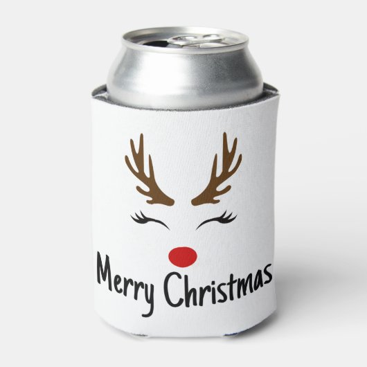 Rafraîchisseur Pour Canette Joyeux rennes de Noël (Can devant)