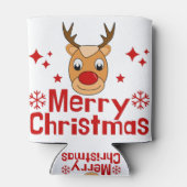 Rafraîchisseur Pour Canette Joyeux rennes de Noël (Dos)