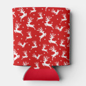 Rafraîchisseur Pour Canette Joyeux rennes de Noël Rouge (Dos)