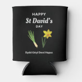 Rafraîchisseur Pour Canette Joyeux St David's Day Dydd Gala Gallois Dewi Hapus (Devant)