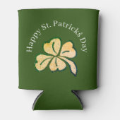 Rafraîchisseur Pour Canette Joyeux St. Patrick`s Day Shamrock Clover Green (Devant)