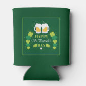 Rafraîchisseur Pour Canette Joyeux St. Patricks Day Bière et Clovers (Dos)