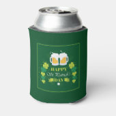 Rafraîchisseur Pour Canette Joyeux St. Patricks Day Bière et Clovers (Can Dos)