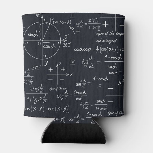 Rafraîchisseur Pour Canette Jus de maths, pas de bière (Dos)