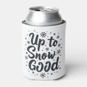 Rafraîchisseur Pour Canette Jusqu'à la neige Bonne drôle hiver Flambeau de nei (Can devant)