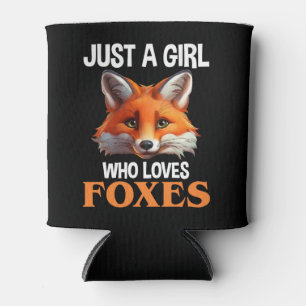 Rafraîchisseur Pour Canette Just A Girl Who Loves Foxes