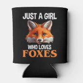 Rafraîchisseur Pour Canette Just A Girl Who Loves Foxes (Dos)