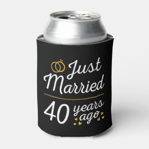 Rafraîchisseur Pour Canette Just Married 40 Years Ago II