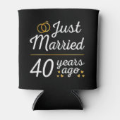 Rafraîchisseur Pour Canette Just Married 40 Years Ago II (Devant)