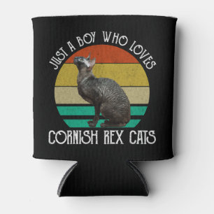 Rafraîchisseur Pour Canette Juste un garçon qui aime les chats Cornish Rex