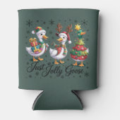 Rafraîchisseur Pour Canette Juste un joyeux patchwork de Noël canard drôle (Devant)
