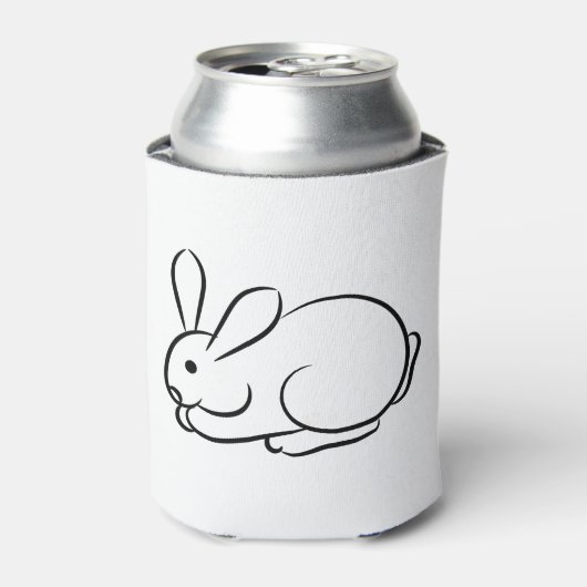 Rafraîchisseur Pour Canette Juste un lapin (Can devant)
