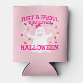 Rafraîchisseur Pour Canette Juste Une Fille Qui Aime Halloween mignon Fantôme  (Devant)
