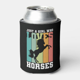 Rafraîchisseur Pour Canette Juste une fille qui aime les chevaux Horse Girl