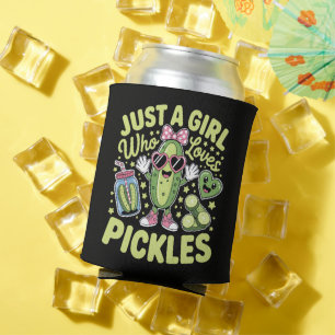 Rafraîchisseur Pour Canette Juste une fille qui aime les cornichons