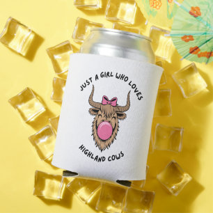 Rafraîchisseur Pour Canette Juste une fille qui aime les vaches des Highlands