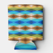 Rafraîchisseur Pour Canette Kaleidoscope couleur plage Tropical Art Abstrait (Dos)