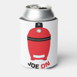Rafraîchisseur Pour Canette Kamado 'Joe ON' Red BBQ Grilling Low and Slow T-Sh
