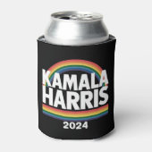 Rafraîchisseur Pour Canette Kamala Harris 2024 Gay pride arc-en-ciel élection (Can devant)