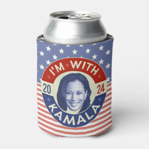 Rafraîchisseur Pour Canette Kamala Harris Président 2024 Democrat Photo Retro