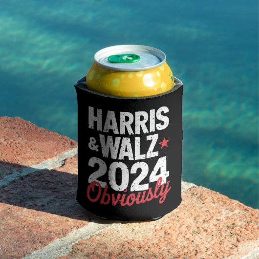 Rafraîchisseur Pour Canette Kamala Walz Évidemment 2024 Harris Waltz 2024 (Piscine in situ)