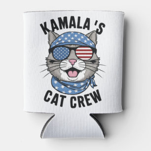 Rafraîchisseur Pour Canette Kamala's Cat Crew Election Cat Lady Cadeau