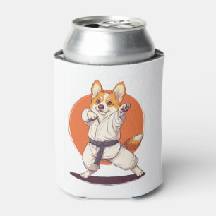 Rafraîchisseur Pour Canette Karate Corgi � Chien des arts martiaux