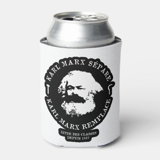 RAFRAÎCHISSEUR POUR CANETTE KARL MARX SÉPARE, KARL MARX REMPLACE (Can devant)