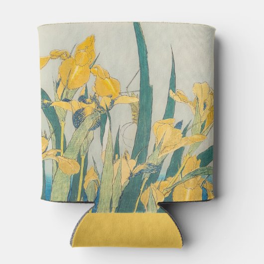 Rafraîchisseur Pour Canette Katsushika Hokusai - Grasshopper et Iris (Dos)