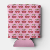 Rafraîchisseur Pour Canette Kawaii Cherry - Fruit mignon avec visage souriant (Dos)