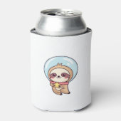 Rafraîchisseur Pour Canette Kawaii Chibi Sloth Astronaut � mignonne Space Slot (Can devant)