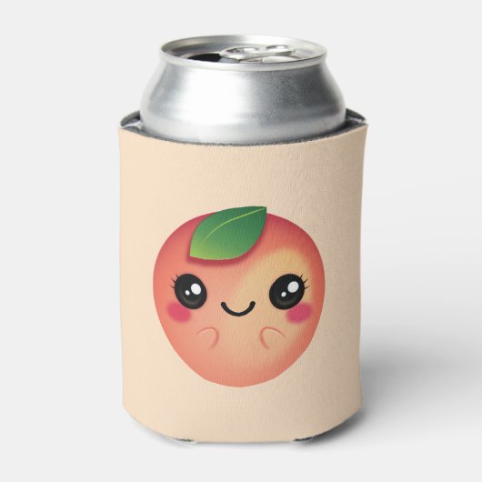 Rafraîchisseur Pour Canette Kawaii Peach (Can devant)