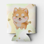 Rafraîchisseur Pour Canette Kawaii Smiling Cartoon Style Shiba Inu (Dos)