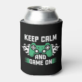 Rafraîchisseur Pour Canette Keep Calm and Game (Can devant)