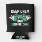 Rafraîchisseur Pour Canette Keep Calm and Game (Dos)