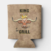 Rafraîchisseur Pour Canette King Of The Grill - Longhorn Steer (Dos)