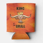 Rafraîchisseur Pour Canette King Of The Grill - Longhorn Steer (Devant)