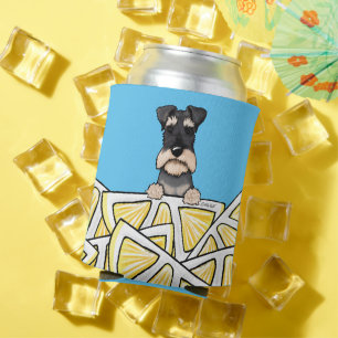 Rafraîchisseur Pour Canette KiniArt Life Lemons Schnauzer Can Cooler
