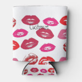 Rafraîchisseur Pour Canette Kissing Red lips (Devant)