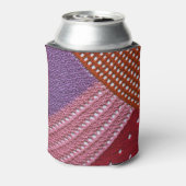 Rafraîchisseur Pour Canette Knit Coloré : Texture Patchwork Abstraite. (Can Dos)