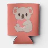 Rafraîchisseur Pour Canette Koala d'amour du texte personnalisé (Devant)