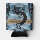 Rafraîchisseur Pour Canette Kokopelli Desert Mosaic Blue (Devant)