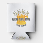 Rafraîchisseur Pour Canette La bière rend les gens heureux (Devant)