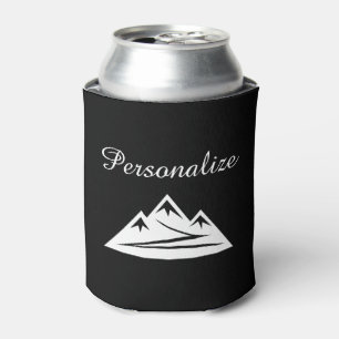 Rafraîchisseur Pour Canette La boisson du logo de crête de montagne personnal