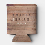 Rafraîchisseur Pour Canette La chasse sur la coutume Rustique Antler mariage F (Dos)