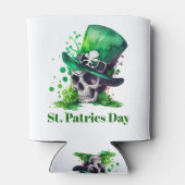 Rafraîchisseur Pour Canette La conception du crâne shamrock peut refroidir (Dos)