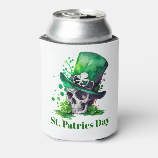 Rafraîchisseur Pour Canette La conception du crâne shamrock peut refroidir (Can Dos)